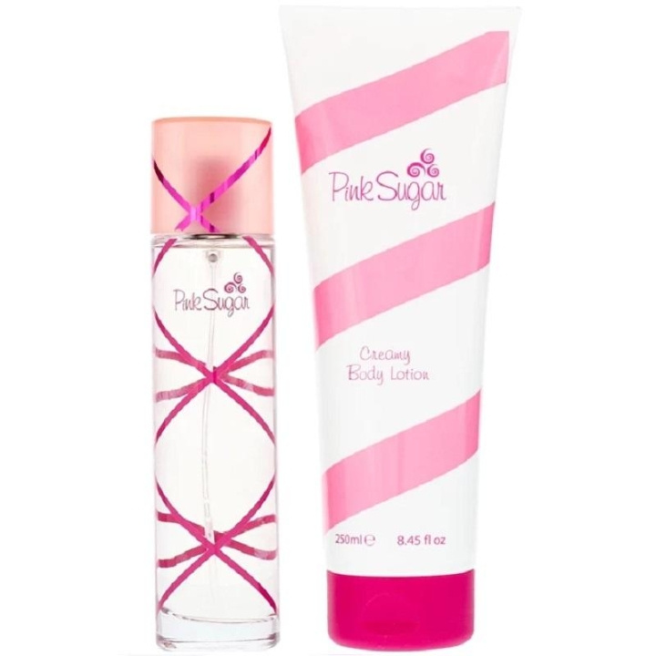 Giftset Aquolina Pink Sugar Edt 100ml + Body Lotion 250ml i gruppen SKØNHED & HELSE / Gaveæske / Gaveæske til hende hos TP E-commerce Nordic AB (C09381)