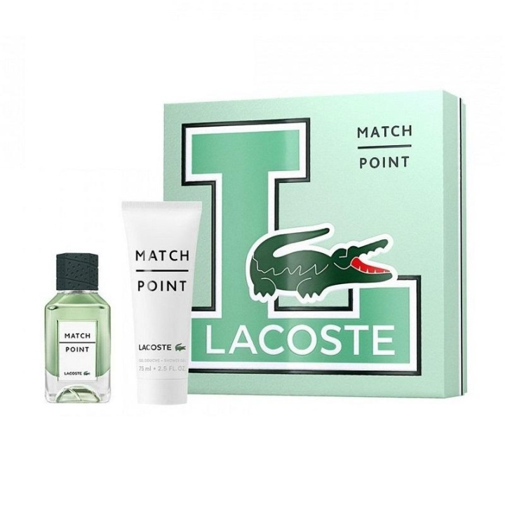 Giftset Lacoste Match Point Edt 50ml + Shower Gel 75ml i gruppen SKØNHED & HELSE / Gaveæske / Gaveæske til ham hos TP E-commerce Nordic AB (C09483)