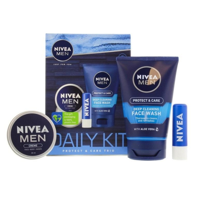 Giftset Nivea Men Daily Trio i gruppen SKØNHED & HELSE / Gaveæske / Gaveæske til ham hos TP E-commerce Nordic AB (C09855)