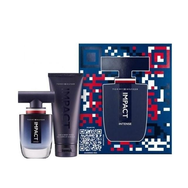 Giftset Tommy Hilfiger Impact Intense Edp 50ml + Hair And Body Wash 100ml i gruppen SKØNHED & HELSE / Duft & Parfume / Parfume / Parfume til ham hos TP E-commerce Nordic AB (C09862)