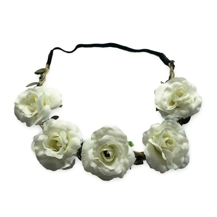 Hairband Blossom - Off White i gruppen SKØNHED & HELSE / Hår og styling / Hårtilbehør hos TP E-commerce Nordic AB (C09883)