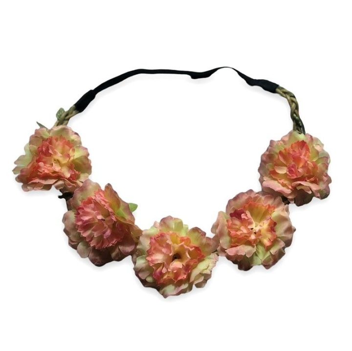 Hairband Blossom - Peach/Pink i gruppen SKØNHED & HELSE / Hår og styling / Hårtilbehør hos TP E-commerce Nordic AB (C09888)