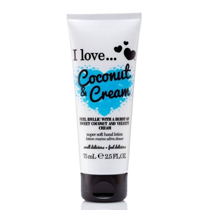 I Love… Coconut & Cream Hand Lotion 75ml i gruppen SKØNHED & HELSE / Manicure / pedicure / Håndcreme hos TP E-commerce Nordic AB (C09892)
