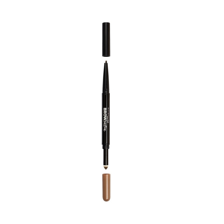 Maybelline Brow Satin Duo Pencil Medium Brown i gruppen SKØNHED & HELSE / Makeup / Øjne og øjenbryn / Øjenbryn pen hos TP E-commerce Nordic AB (C09970)