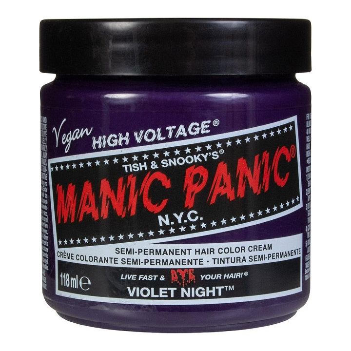 Manic Panic Classic Cream Violet Night i gruppen SKØNHED & HELSE / Hår og styling / Hårpleje / Hårfarve / Hårfarve & Farve bombe hos TP E-commerce Nordic AB (C10224)