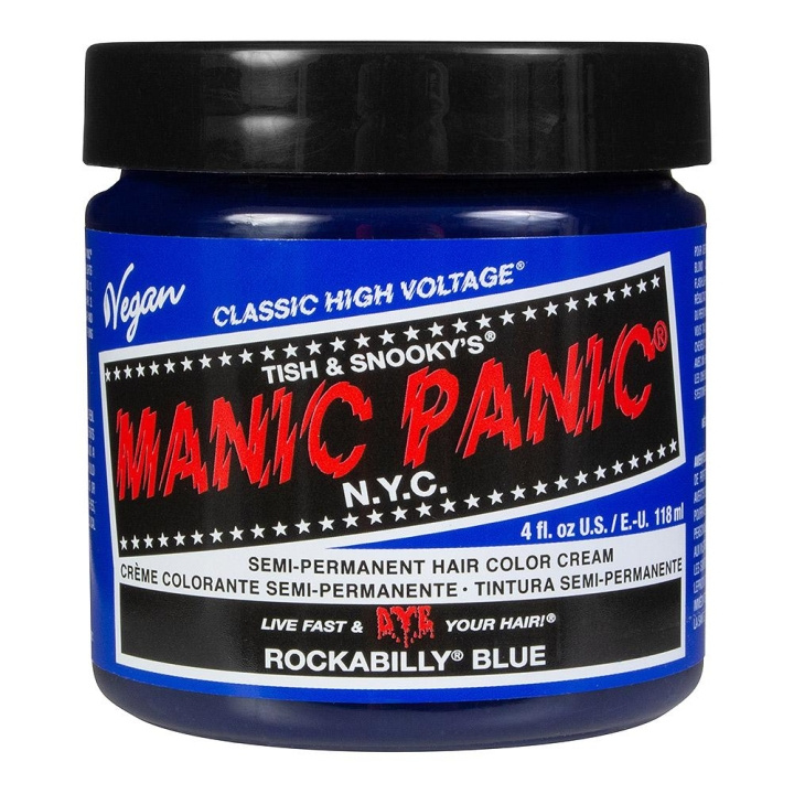 Manic Panic Classic Cream Rockabilly Blue i gruppen SKØNHED & HELSE / Hår og styling / Hårpleje / Hårfarve / Hårfarve & Farve bombe hos TP E-commerce Nordic AB (C10227)