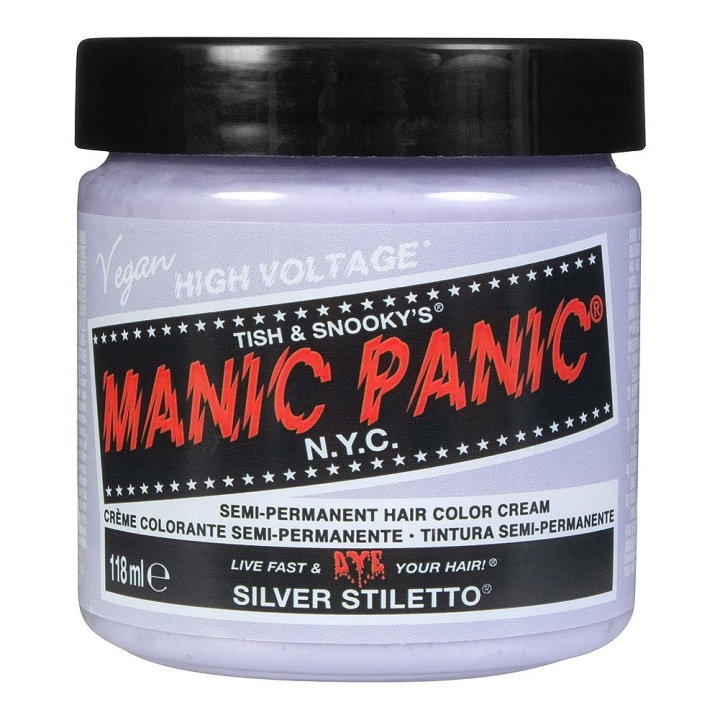 Manic Panic Classic Cream Silver Stiletto i gruppen SKØNHED & HELSE / Hår og styling / Hårpleje / Hårfarve / Hårfarve & Farve bombe hos TP E-commerce Nordic AB (C10230)