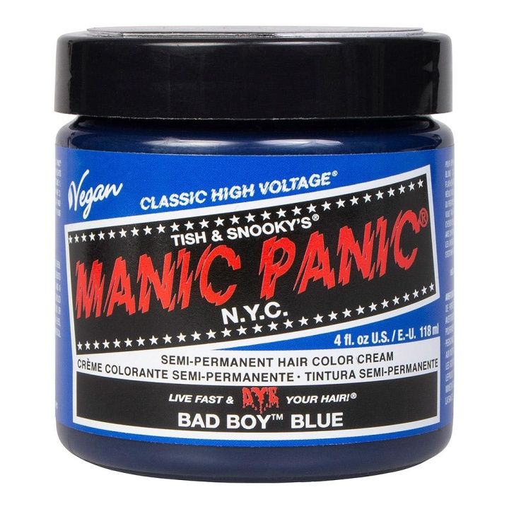 Manic Panic Classic Cream Bad Boy Blue i gruppen SKØNHED & HELSE / Hår og styling / Hårpleje / Hårfarve / Hårfarve & Farve bombe hos TP E-commerce Nordic AB (C10241)