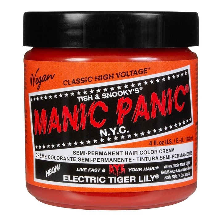 Manic Panic Classic Cream Electric Tiger Lily i gruppen SKØNHED & HELSE / Hår og styling / Hårpleje / Hårfarve / Hårfarve & Farve bombe hos TP E-commerce Nordic AB (C10251)