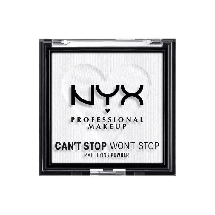 NYX PROF. MAKEUP Can\'t Stop Won\'t Stop Mattifying Pressed Powder - Translucent i gruppen SKØNHED & HELSE / Makeup / Makeup ansigt / Pudder hos TP E-commerce Nordic AB (C10367)