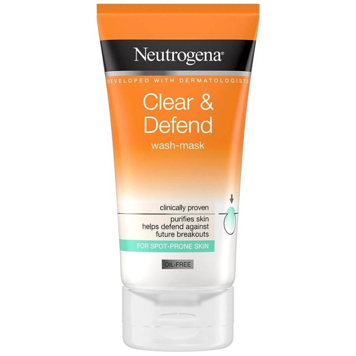 Neutrogena Clear & Defend Wash-Mask 150 ml i gruppen SKØNHED & HELSE / Hudpleje / Ansigt / Rengøring hos TP E-commerce Nordic AB (C10407)