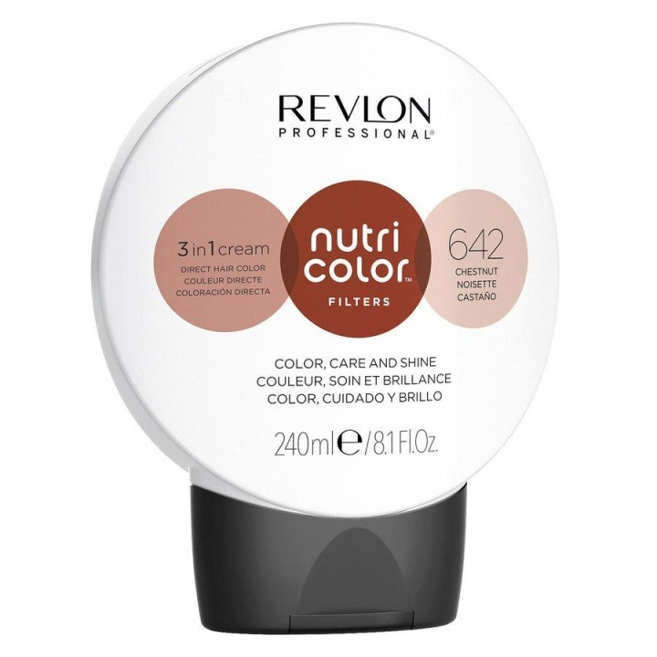 Revlon Nutri Color 642 Chestnut 240ml i gruppen SKØNHED & HELSE / Hår og styling / Hårpleje / Hårmaske hos TP E-commerce Nordic AB (C11077)