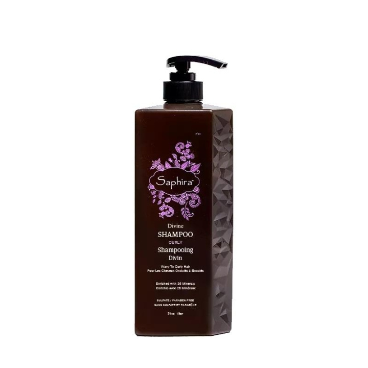 Saphira Curly Divine Schampoo 1000ml i gruppen SKØNHED & HELSE / Hår og styling / Hårpleje / Shampoo hos TP E-commerce Nordic AB (C11114)