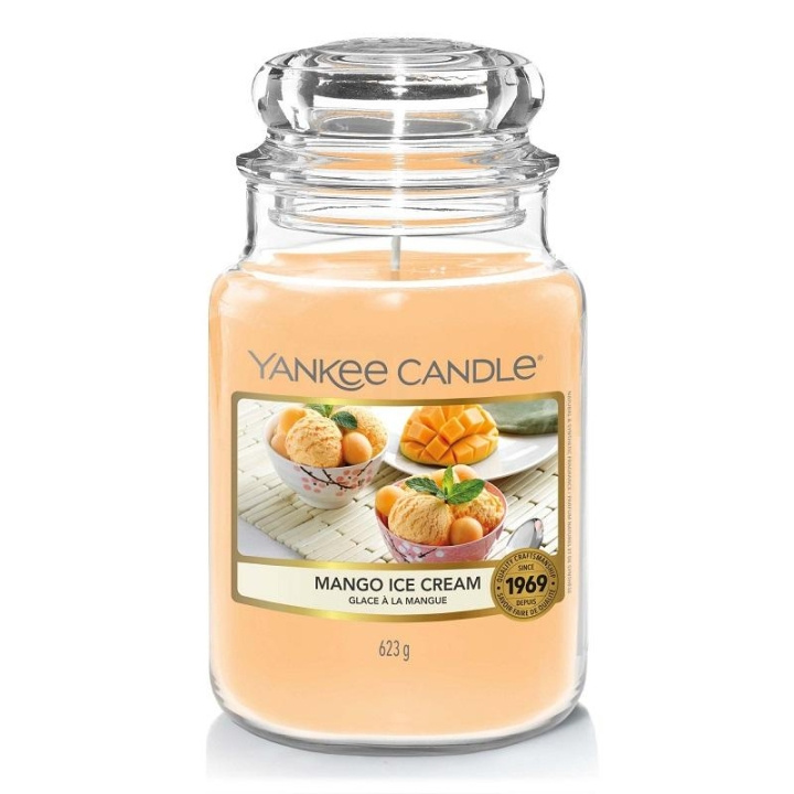 Yankee Candle Classic Large Mango Ice Cream 623g i gruppen SKØNHED & HELSE / Duft & Parfume / Øvrig duft / Duftlys hos TP E-commerce Nordic AB (C11204)