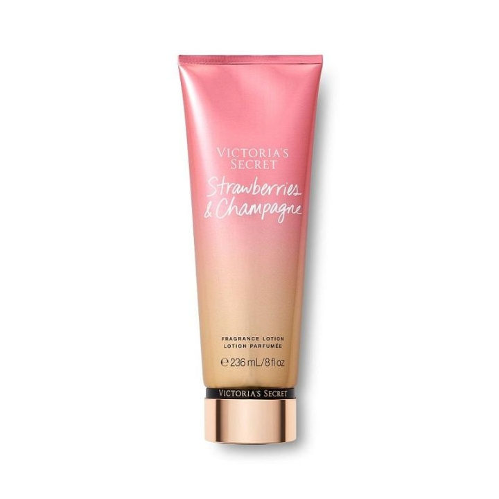 Victoria\'s Secret Strawberries And Champagne Fragrance Lotion 236ml i gruppen SKØNHED & HELSE / Hudpleje / Kropspleje / Body lotion hos TP E-commerce Nordic AB (C11267)