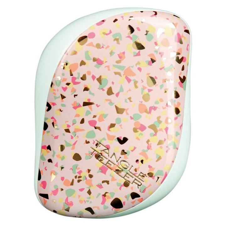 Tangle Teezer Compact Styler Mint Terazzo i gruppen SKØNHED & HELSE / Hår og styling / Hårbørster hos TP E-commerce Nordic AB (C11324)