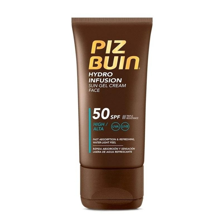 Piz Buin Hydro Infusion Sun Gel Cream Face SPF50 50ml i gruppen SKØNHED & HELSE / Hudpleje / Tanning / Solbeskyttelse hos TP E-commerce Nordic AB (C11336)