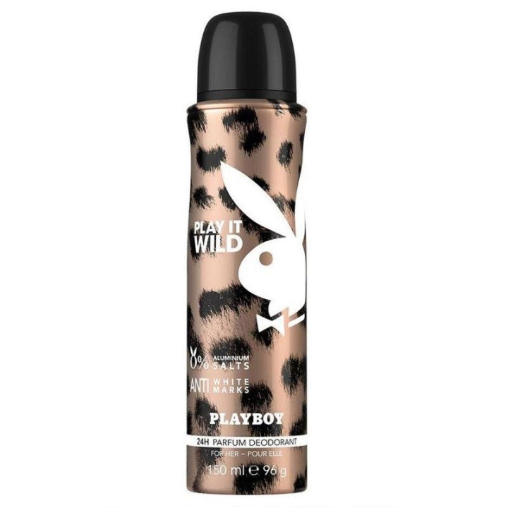 Playboy Play It Wild For Her Deo Spray 150ml i gruppen SKØNHED & HELSE / Duft & Parfume / Deodorant / Deo for hende hos TP E-commerce Nordic AB (C11436)