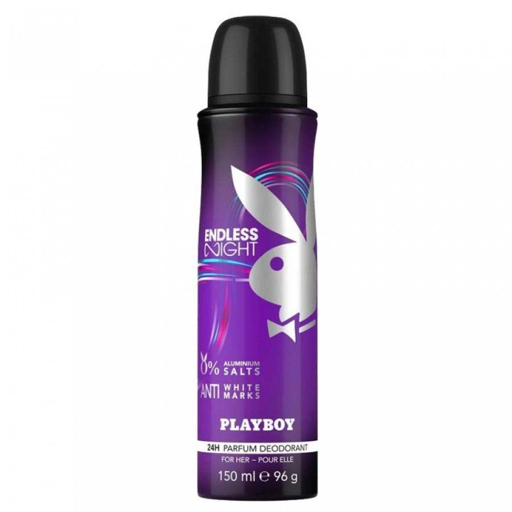 Playboy Endless Night For Her Deo Spray 150ml i gruppen SKØNHED & HELSE / Duft & Parfume / Deodorant / Deo for hende hos TP E-commerce Nordic AB (C11438)