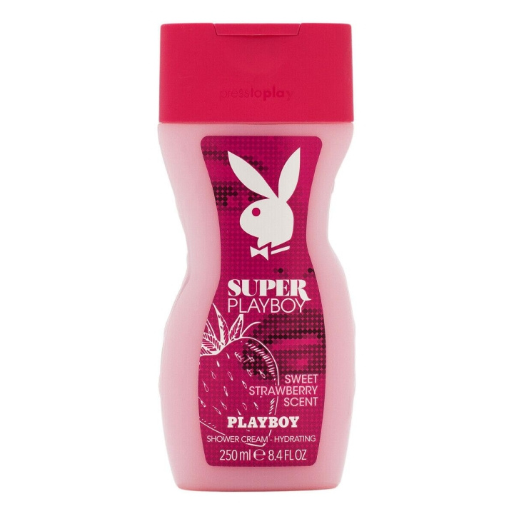 Playboy Super Playboy For Her Shower Gel 250ml i gruppen SKØNHED & HELSE / Hudpleje / Kropspleje / Bad & brusecreme hos TP E-commerce Nordic AB (C11441)