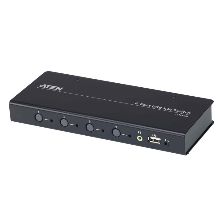 4-ports USB grænseløs KVM™-switch (kabler inkluderet) i gruppen COMPUTERTILBEHØR / Kabler og adaptere / HDMI / VGA / DVI switche hos TP E-commerce Nordic AB (C11645)