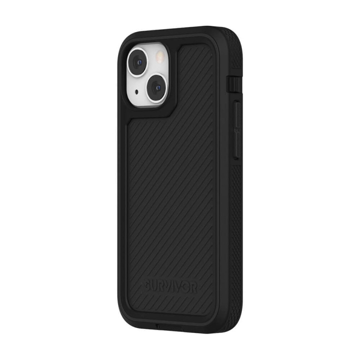 SURVIVOR Mobilcover AT Earth iPhone 13 Mini Sort i gruppen SMARTPHONES & TABLETS / Mobil Beskyttelse / Apple / iPhone 13 Mini / Cover hos TP E-commerce Nordic AB (C11950)