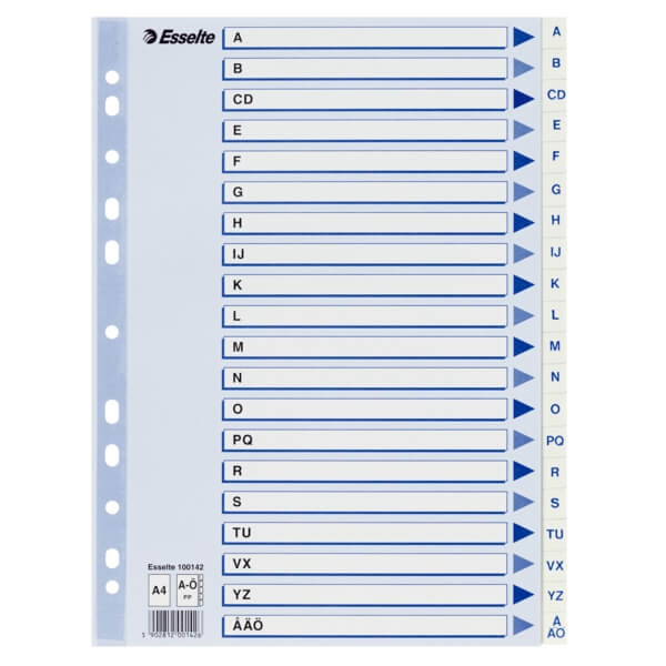 ESSELTE Register Non-Stop A4/A-Ø Hvid i gruppen HJEM, HUS & HAVE / Kontorartikler / Andet hos TP E-commerce Nordic AB (C11994)