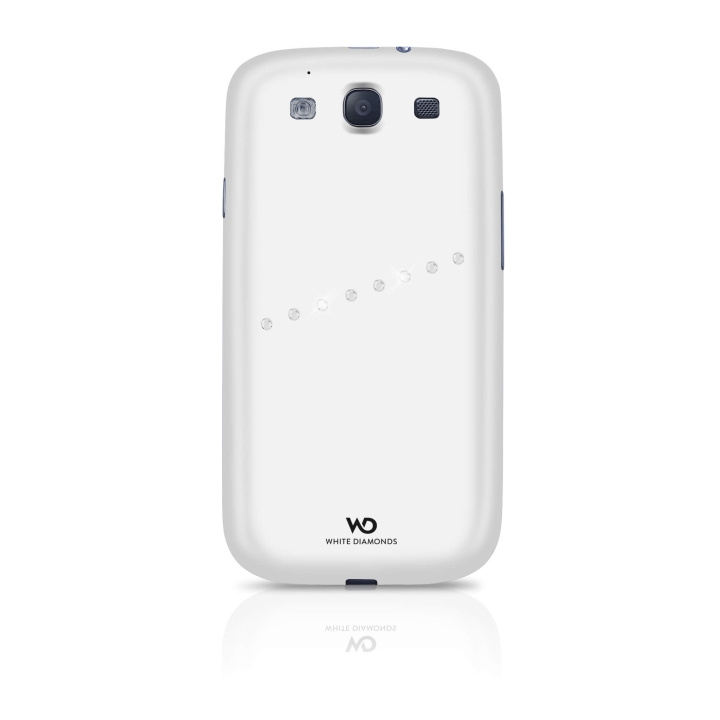 White Diamonds Sash Vit Samsung S3 Skal i gruppen SMARTPHONES & TABLETS / Mobil Beskyttelse / Samsung hos TP E-commerce Nordic AB (C12084)