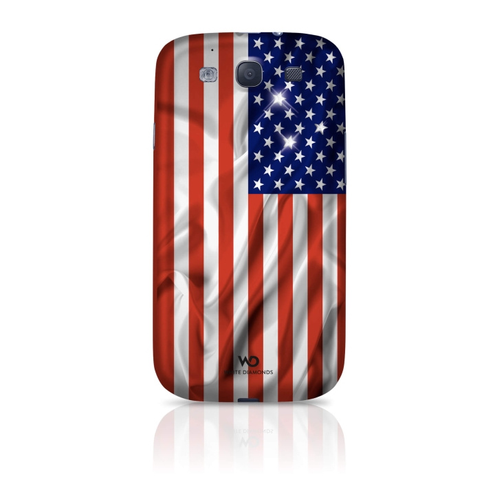 White Diamonds WHITE-DIAMONDS Flagga USA Samsung S3 Skal i gruppen SMARTPHONES & TABLETS / Mobil Beskyttelse / Samsung hos TP E-commerce Nordic AB (C12088)