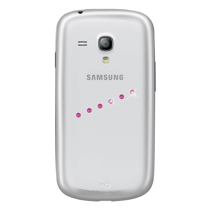White Diamonds Sash Ice Rosa Samsung S3 Mini Skal i gruppen SMARTPHONES & TABLETS / Mobil Beskyttelse / Samsung hos TP E-commerce Nordic AB (C12093)