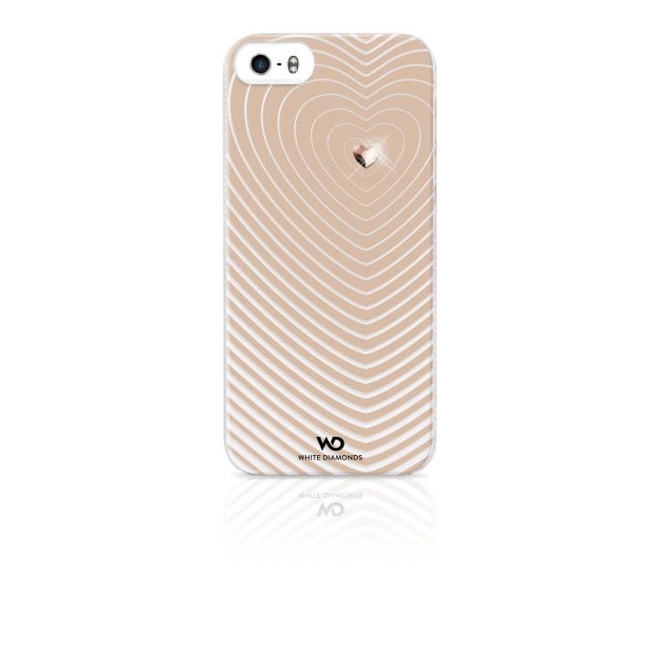 White Diamonds WHITE-DIAMONDS Cover iPhone5/5s/SE Heartbeat Rosegold i gruppen SMARTPHONES & TABLETS / Mobil Beskyttelse / Apple / iPhone 5/5S/SE / Cover hos TP E-commerce Nordic AB (C12095)