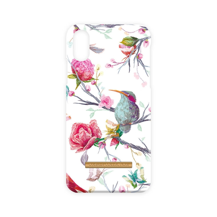 ONSALA COLLECTION Mobil Cover Shine Vintage Birds iPhone X/XS i gruppen SMARTPHONES & TABLETS / Mobil Beskyttelse / Apple / iPhone X/XS hos TP E-commerce Nordic AB (C12118)