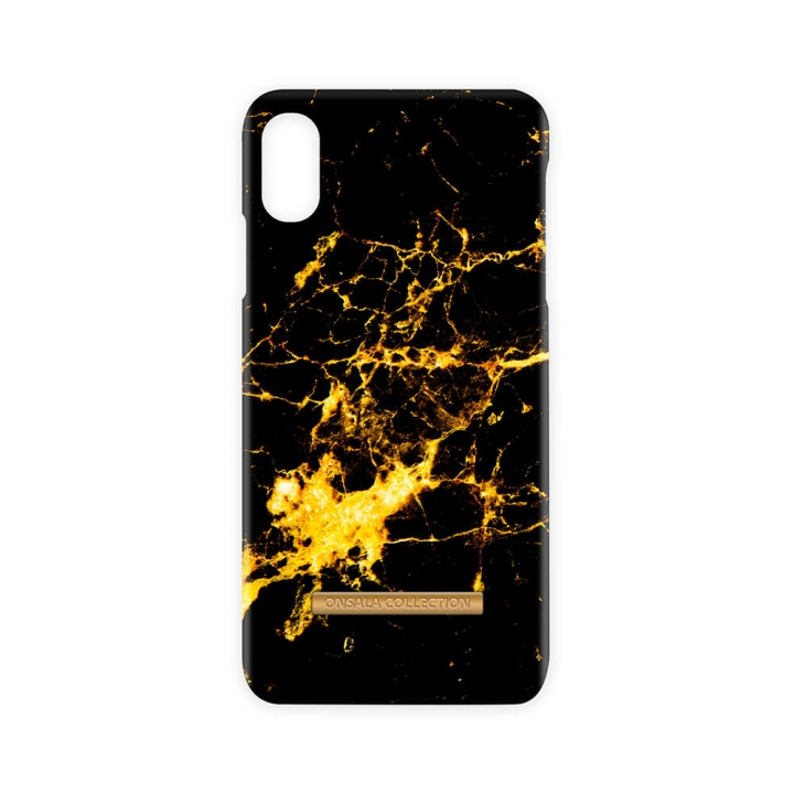 ONSALA COLLECTION Mobil Cover Shine Goldmine Marble iPhone XS MAX i gruppen SMARTPHONES & TABLETS / Mobil Beskyttelse / Apple / iPhone XS Max / Cover hos TP E-commerce Nordic AB (C12124)