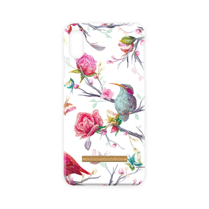 Onsala COLLECTION Mobilskal Shine Vintage Birds iPhone Xs Max i gruppen SMARTPHONES & TABLETS / Mobil Beskyttelse / Apple / iPhone XS Max / Cover hos TP E-commerce Nordic AB (C12127)