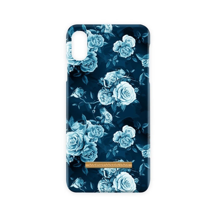 Onsala COLLECTION Mobilskal Shine Dark flower iPhone Xs Max i gruppen SMARTPHONES & TABLETS / Mobil Beskyttelse / Apple / iPhone XS Max / Cover hos TP E-commerce Nordic AB (C12128)