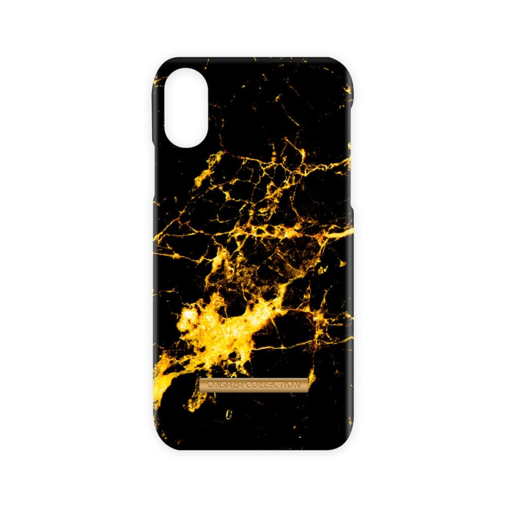 ONSALA COLLECTION Mobil Cover Shine Goldmine Marble iPhone XR i gruppen SMARTPHONES & TABLETS / Mobil Beskyttelse / Apple / iPhone XR / Cover hos TP E-commerce Nordic AB (C12135)