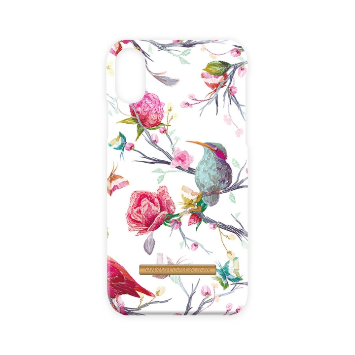 Onsala COLLECTION Mobilskal Shine Vintage Birds iPhone XR i gruppen SMARTPHONES & TABLETS / Mobil Beskyttelse / Apple / iPhone XR / Cover hos TP E-commerce Nordic AB (C12138)