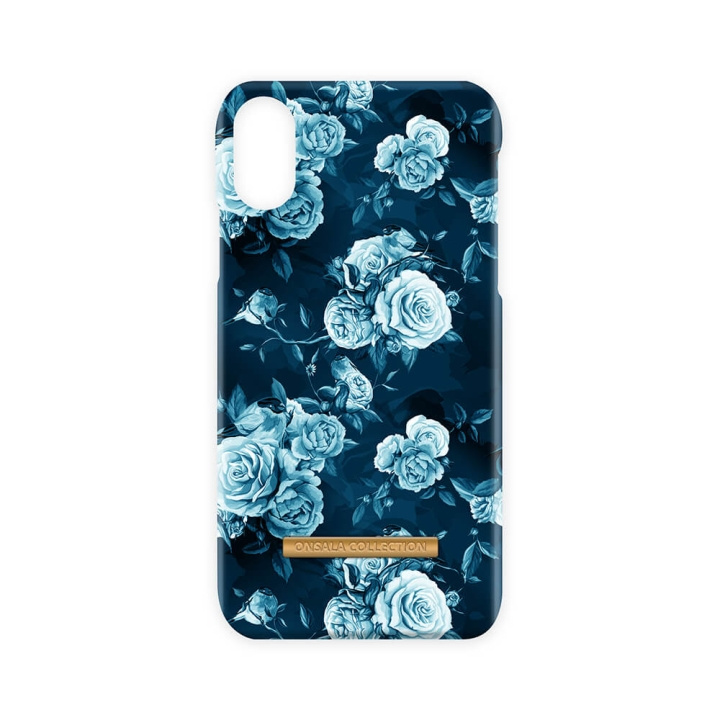 ONSALA COLLECTION Mobil Cover Shine Dark flower iPhone XR i gruppen SMARTPHONES & TABLETS / Mobil Beskyttelse / Apple / iPhone XR / Cover hos TP E-commerce Nordic AB (C12139)