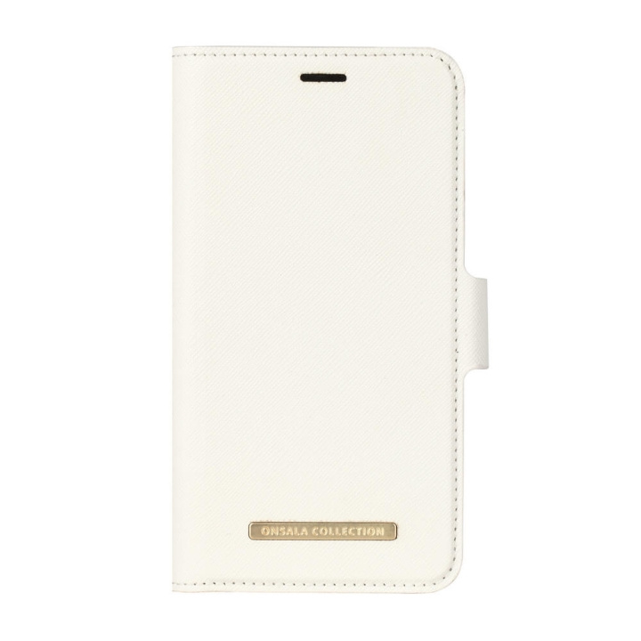 Onsala COLLECTION Mobilfodral Saffiano White iPhone X/Xs i gruppen SMARTPHONES & TABLETS / Mobil Beskyttelse / Apple / iPhone X/XS / Cover hos TP E-commerce Nordic AB (C12150)