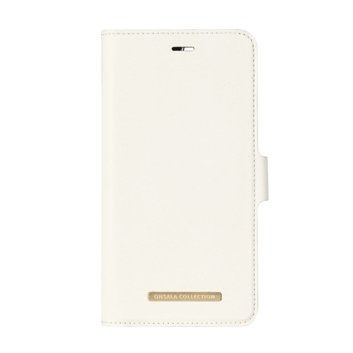 Onsala COLLECTION Mobilfodral Saffiano White iPhone 6/7/8 Plus i gruppen SMARTPHONES & TABLETS / Mobil Beskyttelse / Apple / iPhone 8 Plus / Cover hos TP E-commerce Nordic AB (C12157)