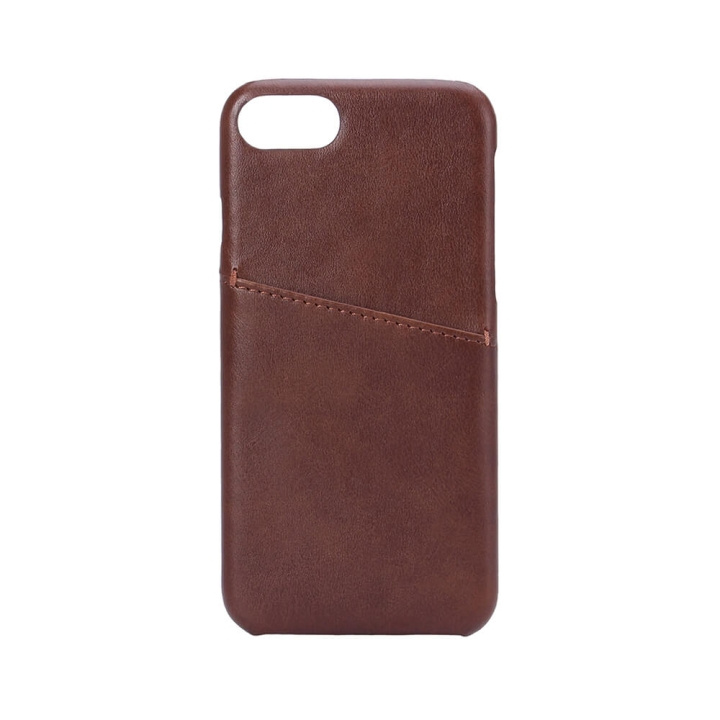 Onsala Mobilcover med Kortrum iPhone 6/7/8/SE2020/22 Brun i gruppen SMARTPHONES & TABLETS / Mobil Beskyttelse / Apple / iPhone 8 / Cover hos TP E-commerce Nordic AB (C12161)