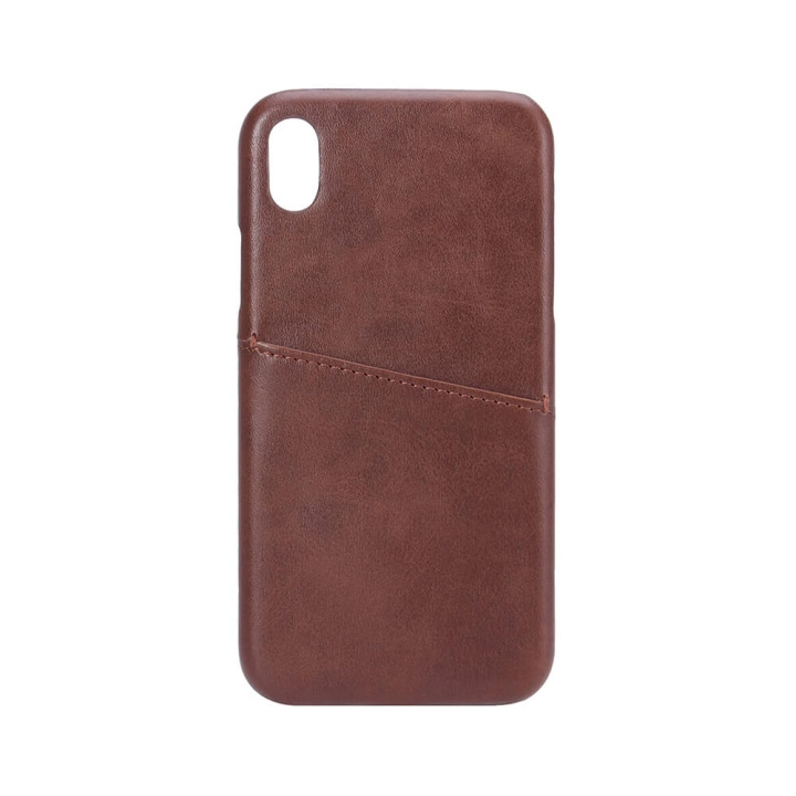 Onsala Mobilcover med Kortrum iPhone X/XS Brun i gruppen SMARTPHONES & TABLETS / Mobil Beskyttelse / Apple / iPhone X/XS / Cover hos TP E-commerce Nordic AB (C12165)