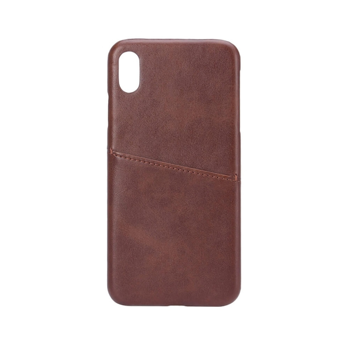 Onsala Mobilcover med Kortrum iPhone X/XS Max Brun i gruppen SMARTPHONES & TABLETS / Mobil Beskyttelse / Apple / iPhone X/XS / Cover hos TP E-commerce Nordic AB (C12167)