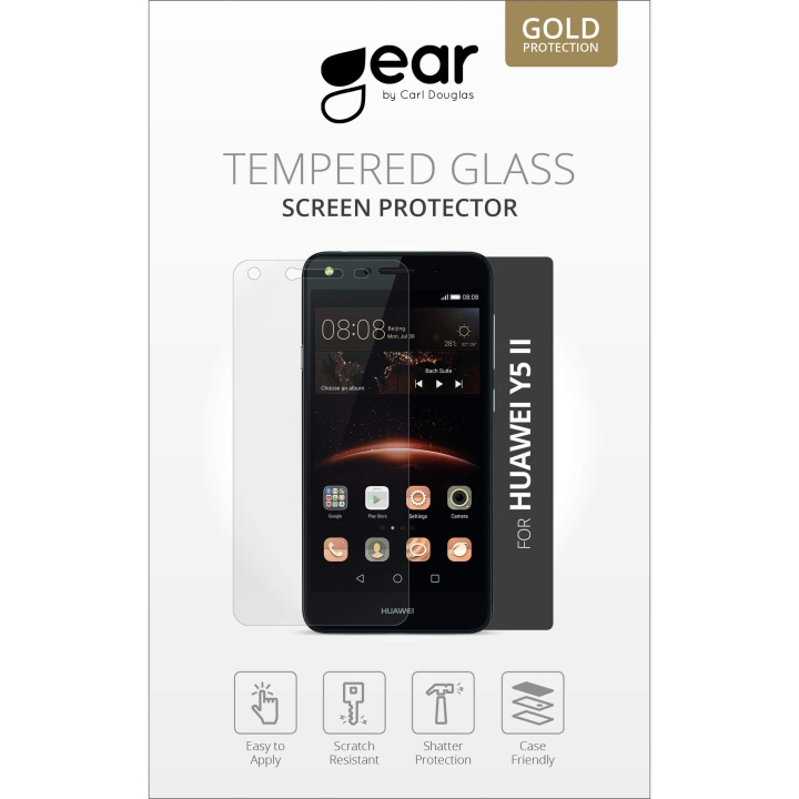 GEAR Hærdet Glas 2.5D Huawei Y5 version 2 i gruppen SMARTPHONES & TABLETS / Mobil Beskyttelse / Huawei hos TP E-commerce Nordic AB (C12372)