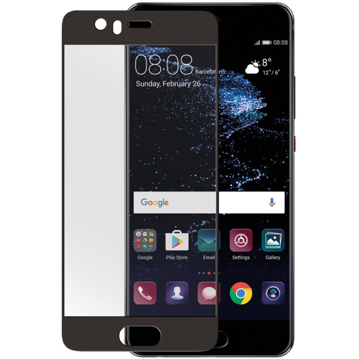 GEAR Hærdet Glas 3D Full Cover Sort Huawei P10 Plus i gruppen SMARTPHONES & TABLETS / Mobil Beskyttelse / Huawei hos TP E-commerce Nordic AB (C12394)