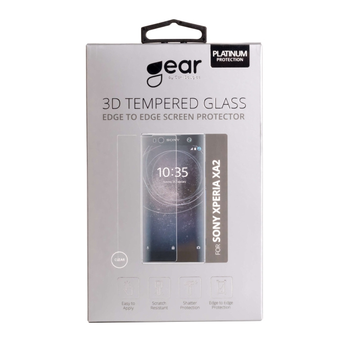 Gear Hærdet Glas 3D Full Cover Klar Sony Xperia XA2 (SM12) i gruppen SMARTPHONES & TABLETS / Mobil Beskyttelse / Sony hos TP E-commerce Nordic AB (C12401)