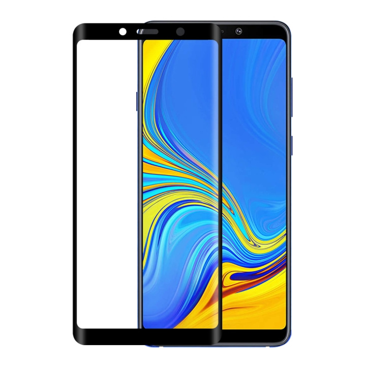 Gear Hærdet Glas 3D Full Cover Sort Samsung A9 i gruppen SMARTPHONES & TABLETS / Mobil Beskyttelse / Samsung hos TP E-commerce Nordic AB (C12403)