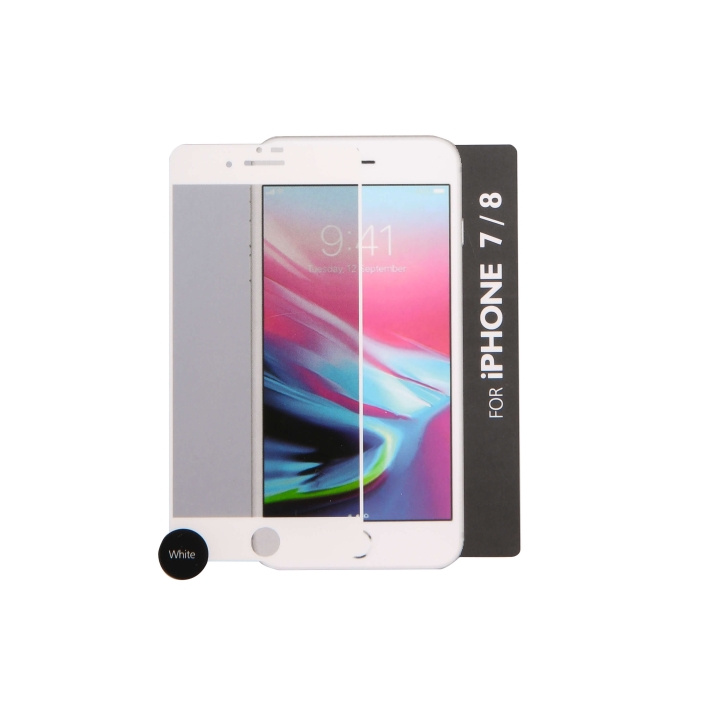 Gear Hærdet Glas 3D Gummed Full Cover Hvid iPhone 6/7/8/SE2020/22 i gruppen SMARTPHONES & TABLETS / Mobil Beskyttelse / Apple / iPhone 8 / Skærmbeskyttelse hos TP E-commerce Nordic AB (C12410)