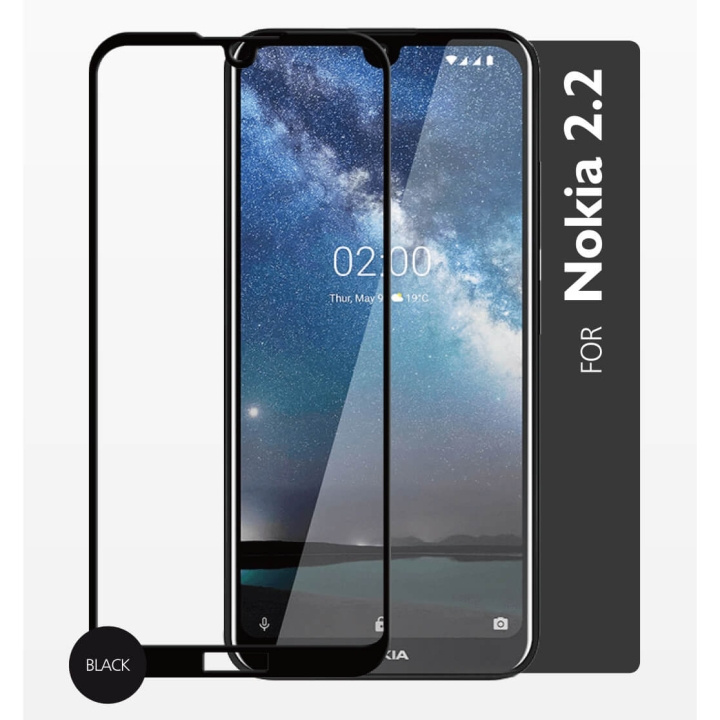 GEAR Hærdet Glas 2.5D Full Cover Nokia 2.2 i gruppen SMARTPHONES & TABLETS / Mobil Beskyttelse / Nokia/Microsoft hos TP E-commerce Nordic AB (C12422)