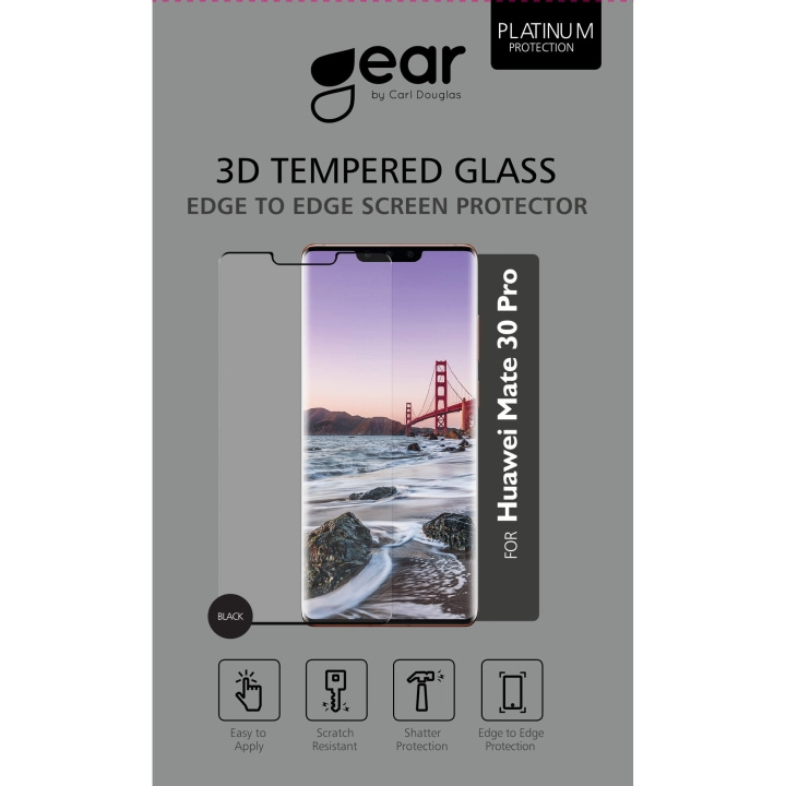 Gear Hærdet Glas 3D Full Cover Sort Huawei Mate 30 Lite i gruppen SMARTPHONES & TABLETS / Mobil Beskyttelse / Huawei/Honori hos TP E-commerce Nordic AB (C12431)